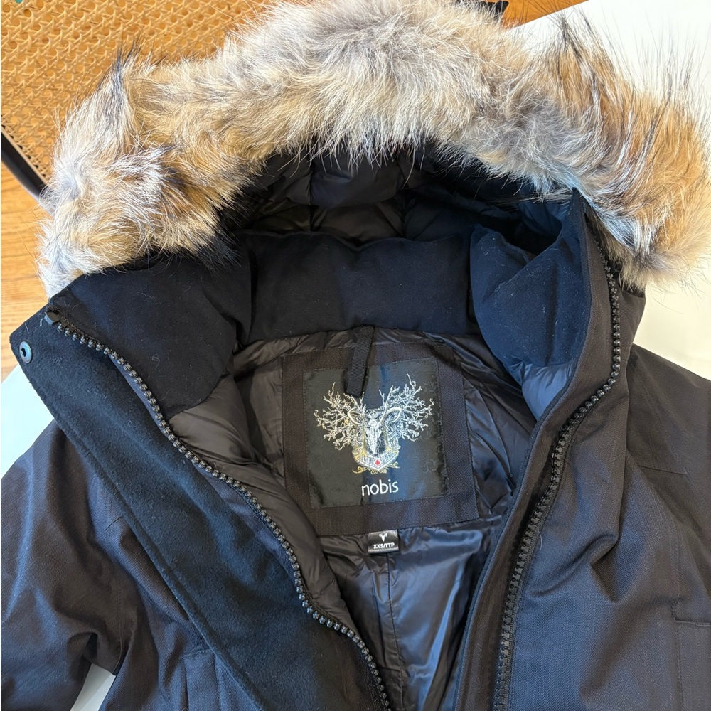 Nobis - Carla Women's Parka with Fur - XXS Black